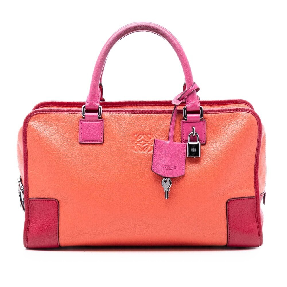 Pre-Loved LOEWE Tricolor Goatskin Amazona 36